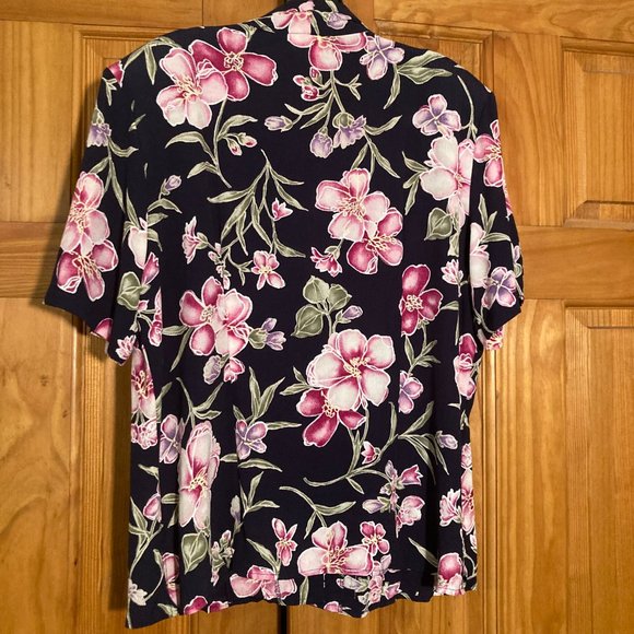 NWOT Vintage Jaclyn Smith Short Sleeve Blouse Top Size M - Picture 6 of 9